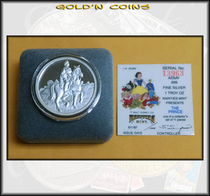One Ounce Silver Disney Collector Coin - The Prince