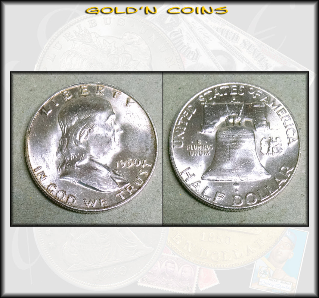 1950-D Franklin Half Dollar Uncirculated