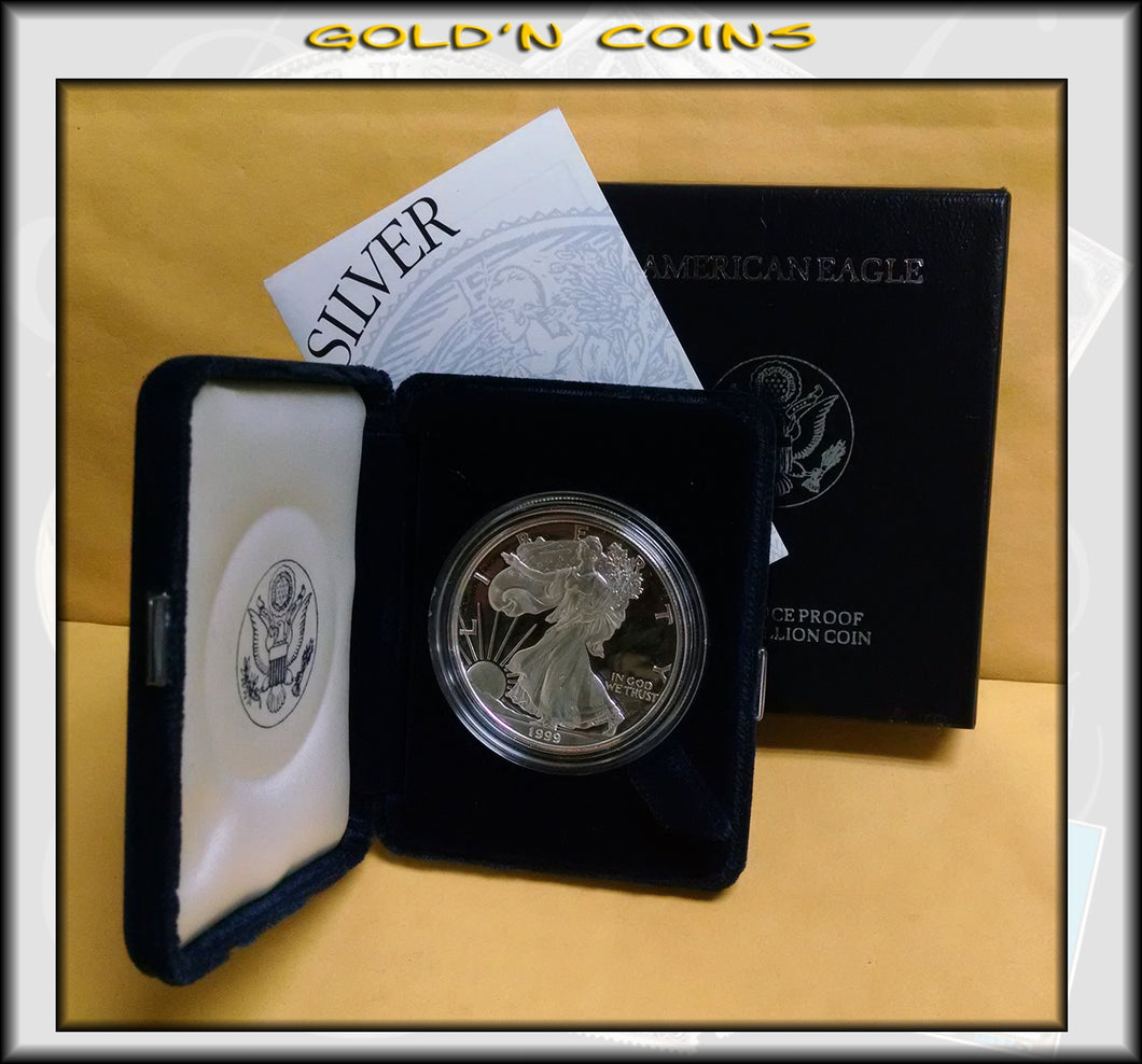 1999 Proof Silver Eagle in Original Government Packaging