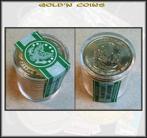 2009-P John Tyler Uncirculated 12-pc Roll Golden Dollars